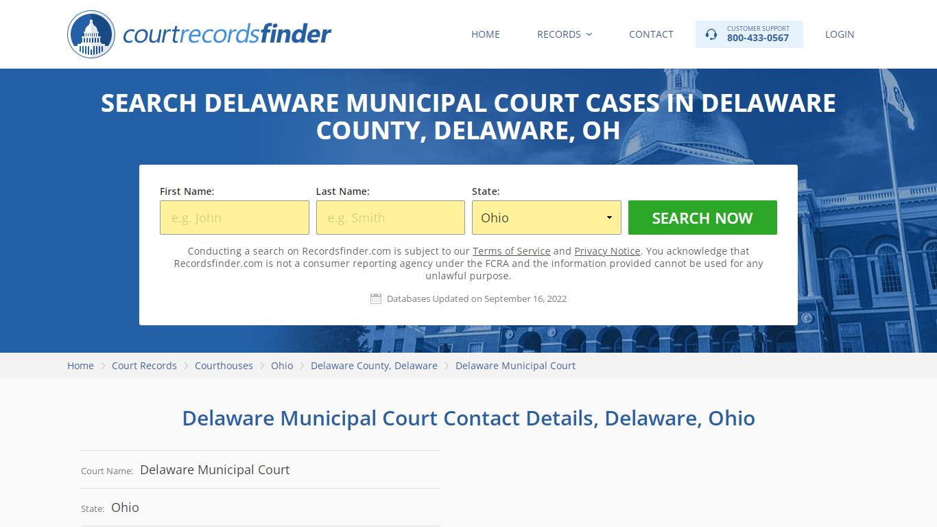 Delaware Municipal Court Case Search - Delaware County, OH - RecordsFinder